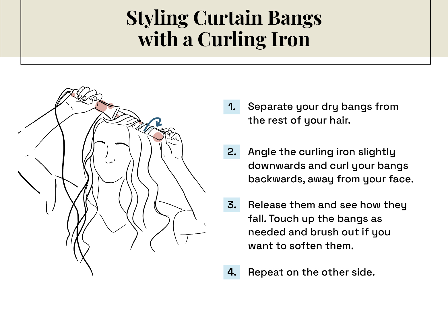 How To Style Curtain Bangs Styleseat Pro Beauty Blog