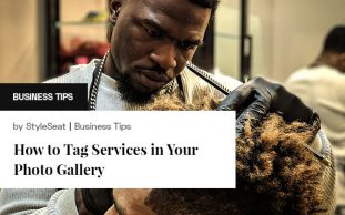 How to Tag Photos in Your StyleSeat Gallery