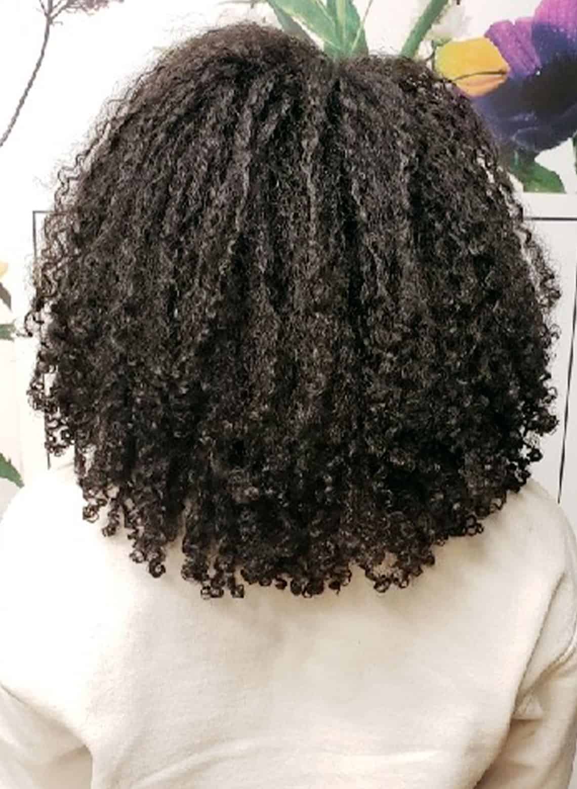 woman with twist out