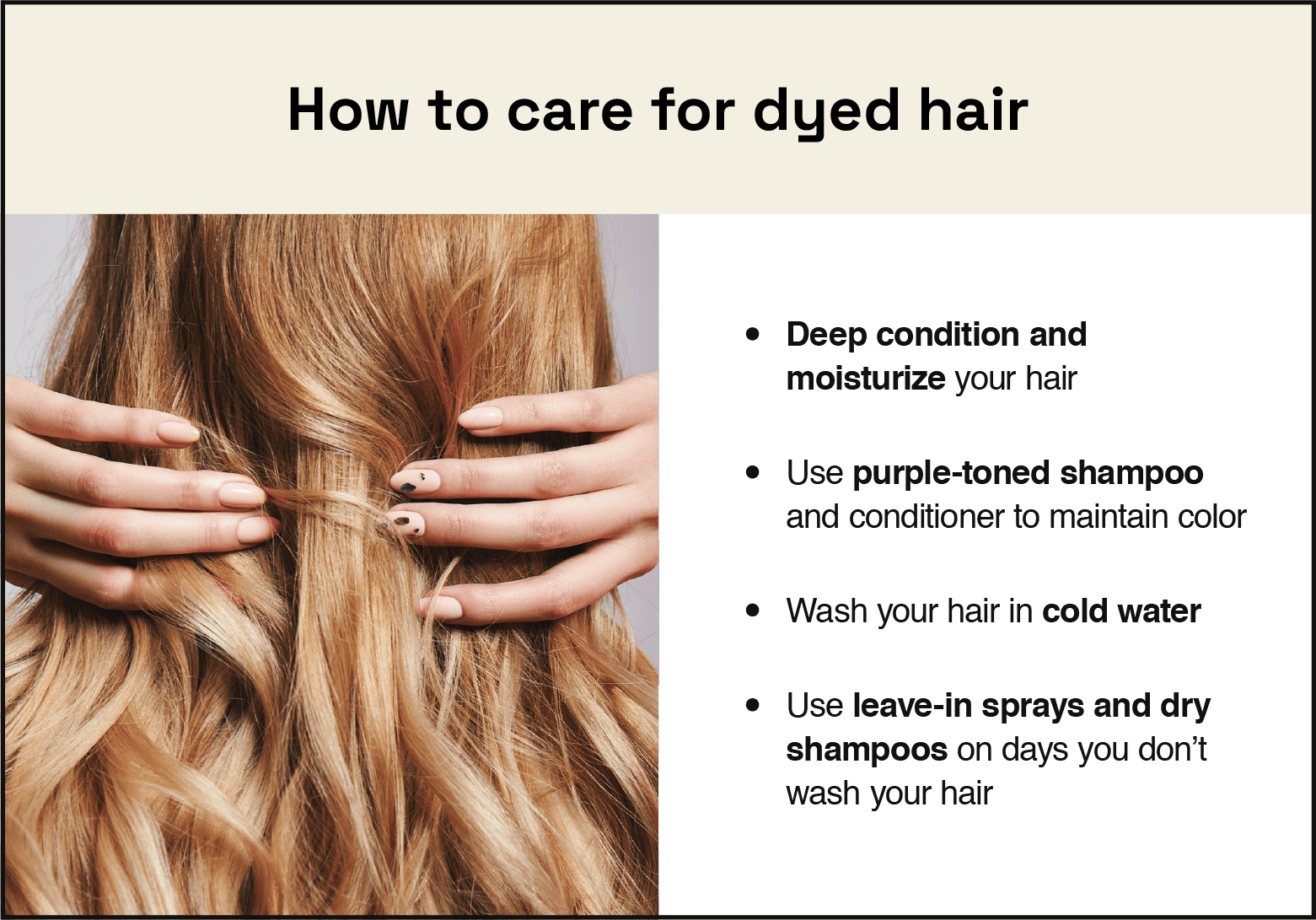 how to care for dyed hair