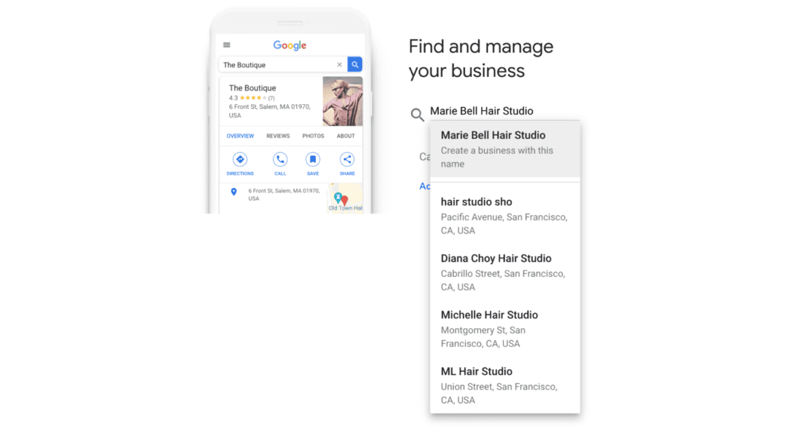 Google My Business Manage Business