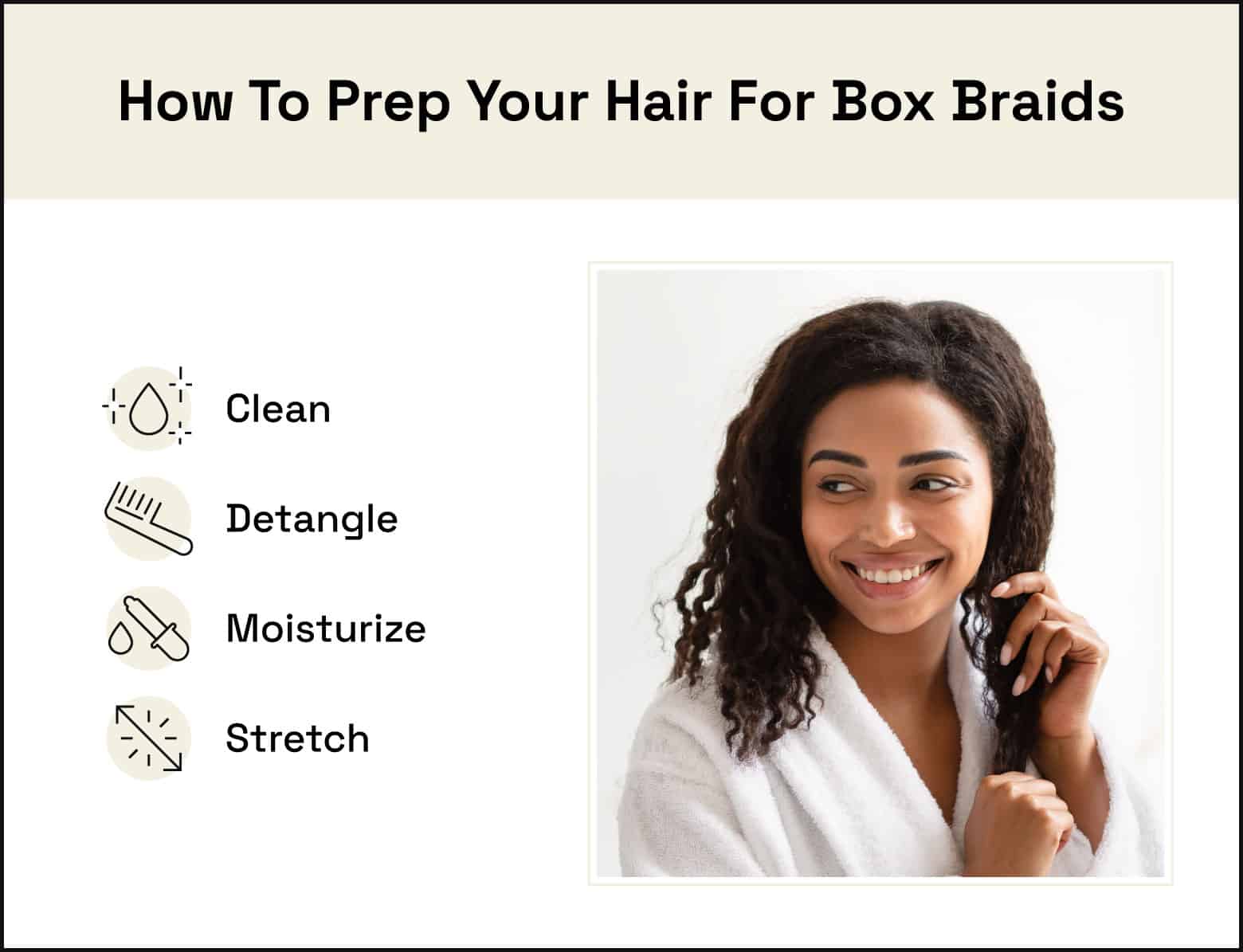 how to prep hair for box braids
