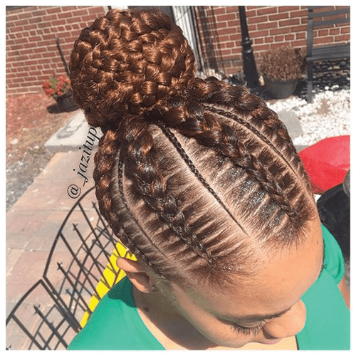 braided hairstyle trends 2022 braided updo