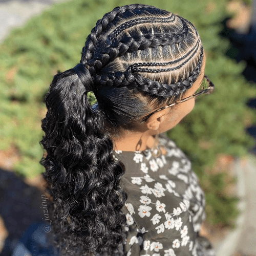 braided hairstyle trends 2022 half braided hairstyle
