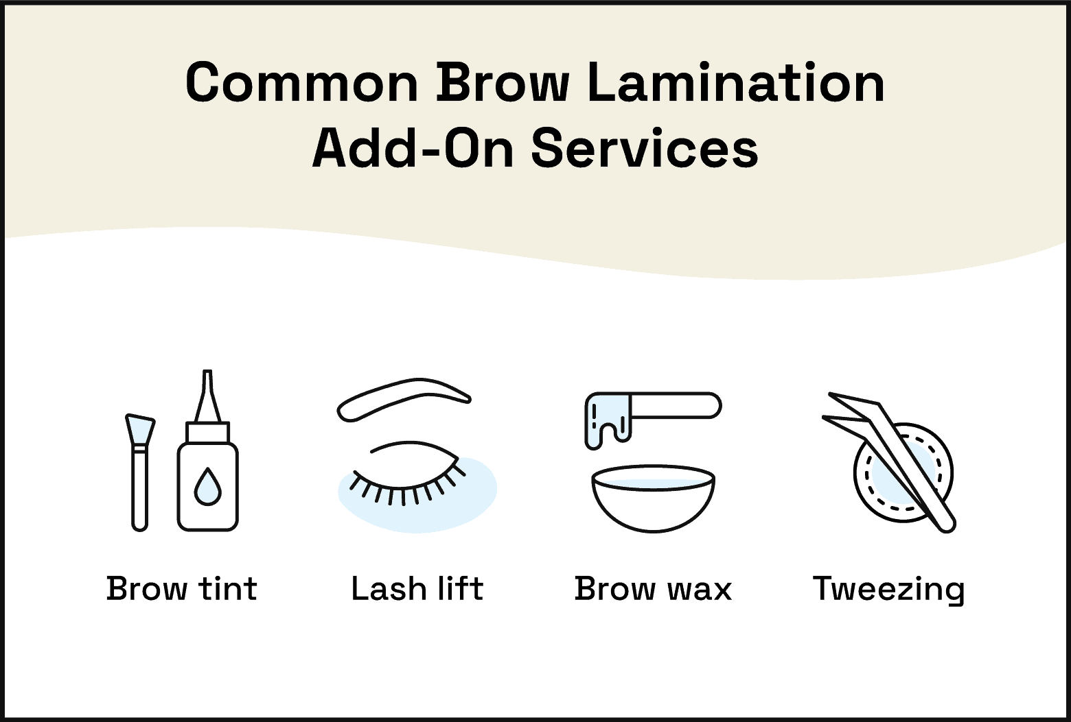 common brow lamination add on services