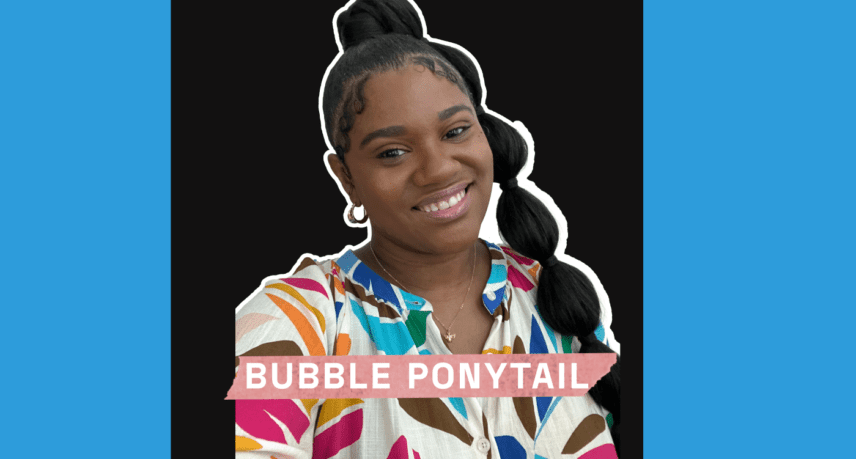 Natural Hair Makeover: How To Get a Bubble Ponytail