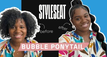 Natural Hair Makeover: How To Get a Bubble Ponytail