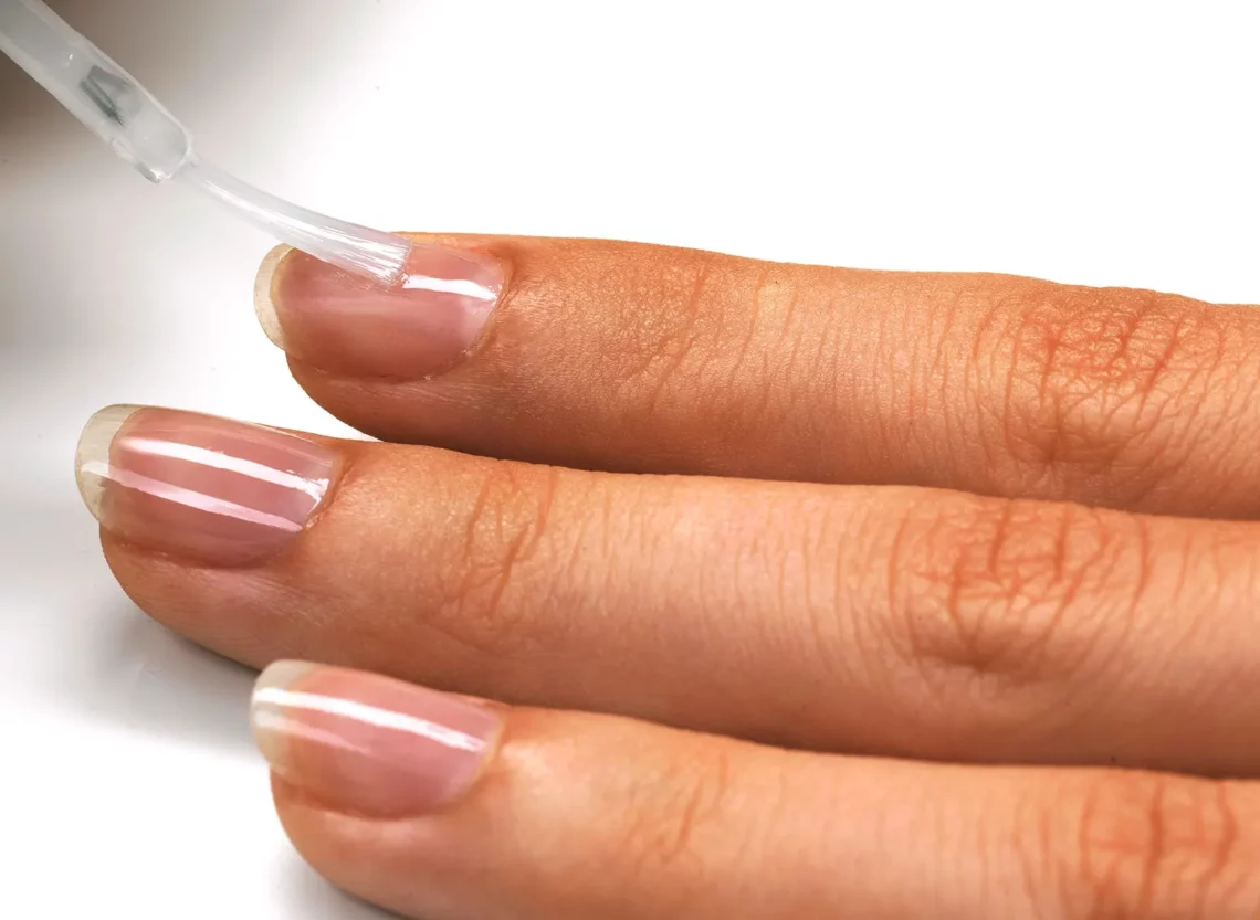 applying plexigel to nails