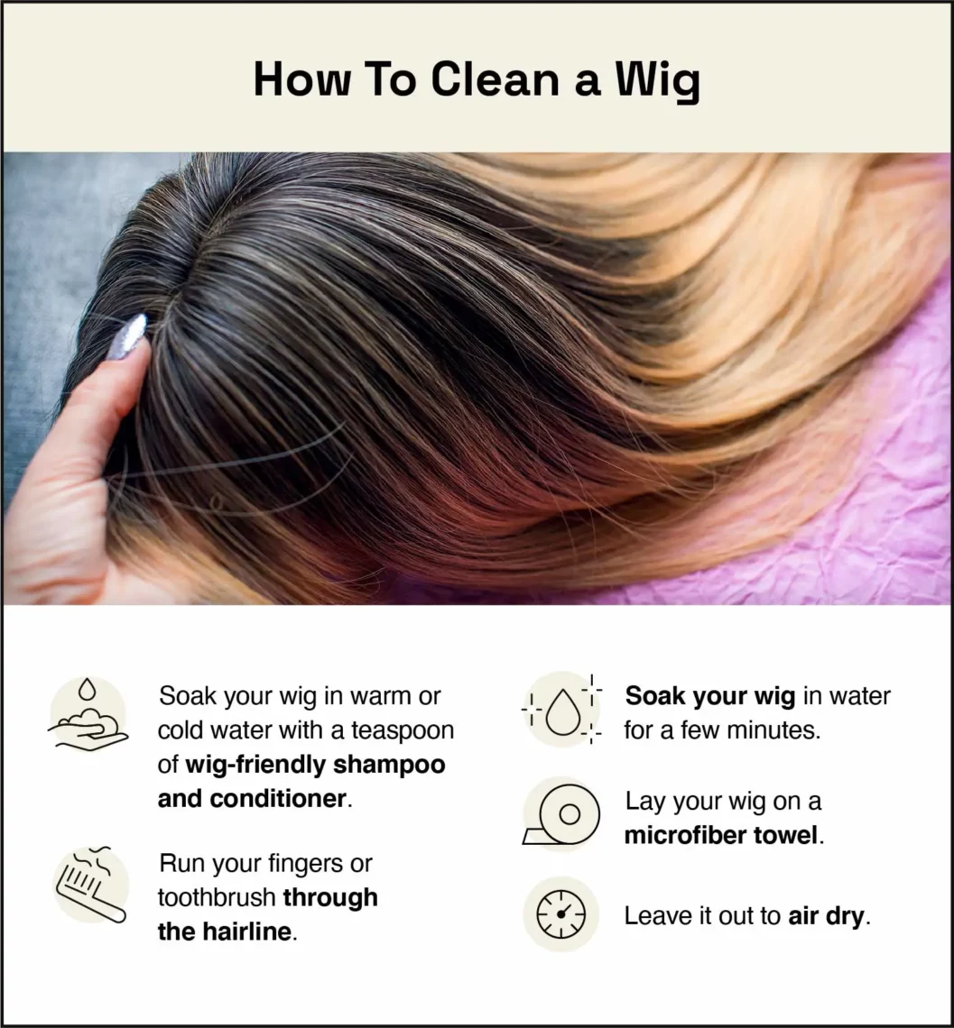 tips for cleaning a wig 