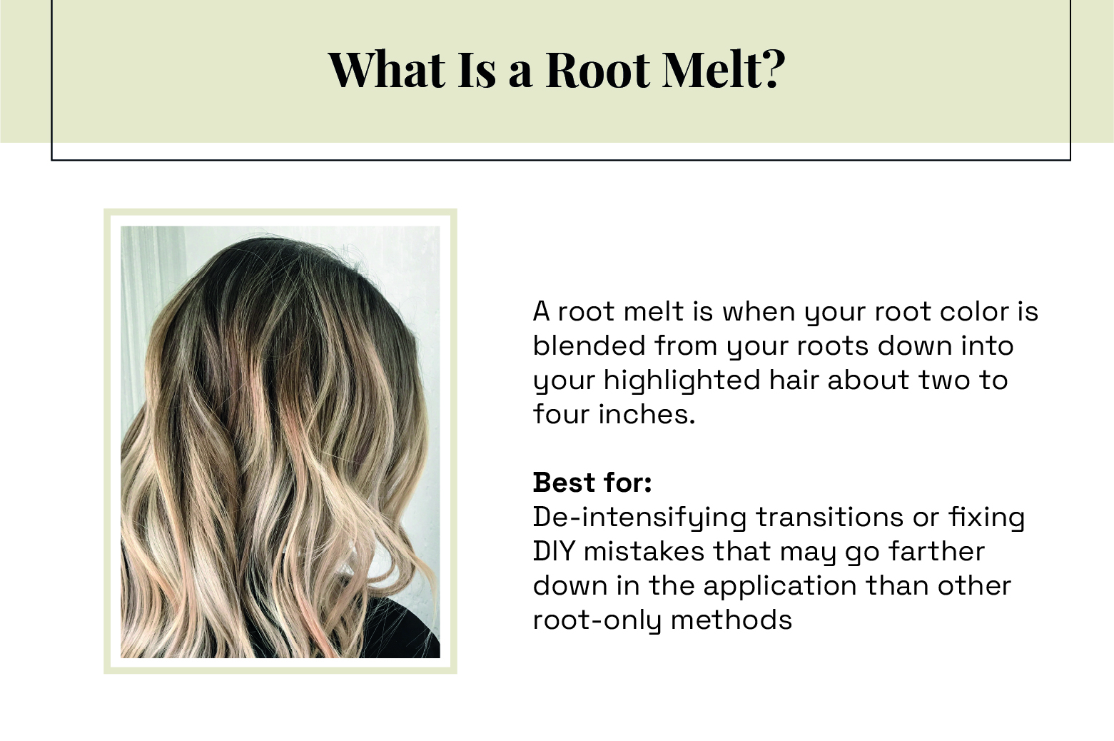 what is a root melt