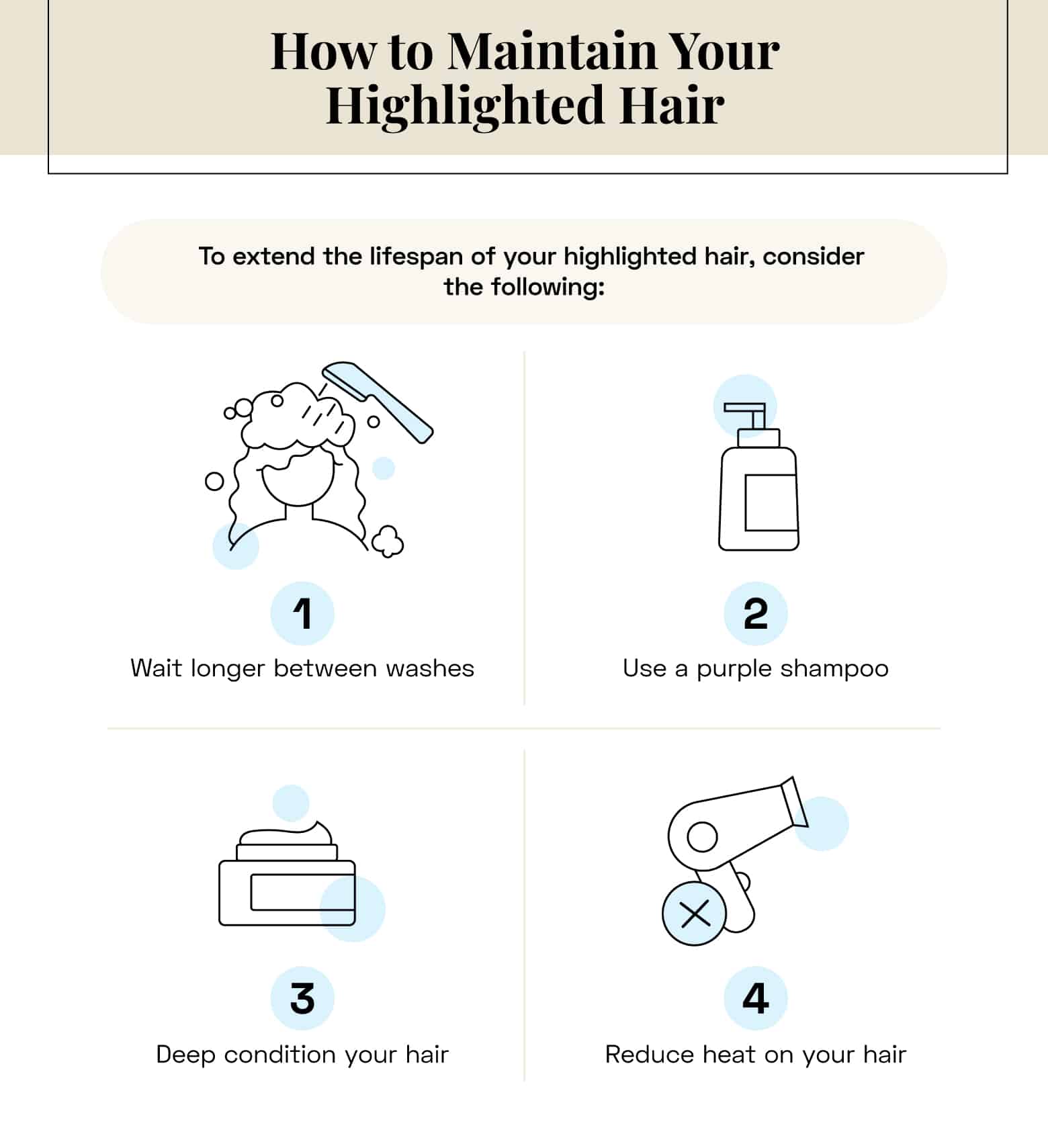 how to maintain highlighted hair