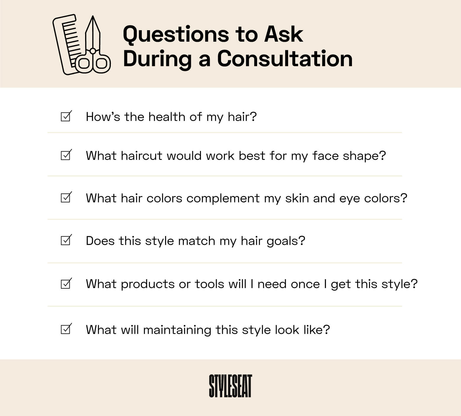 questions to ask during a consultation