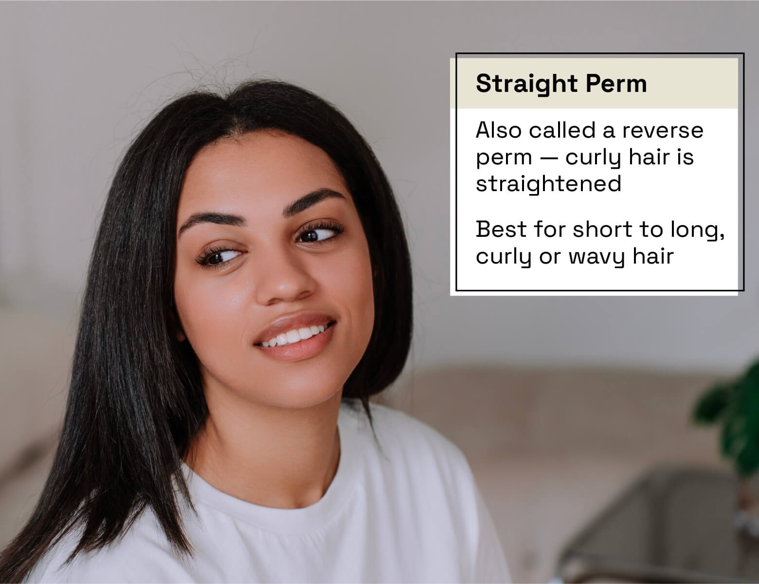 straight perm