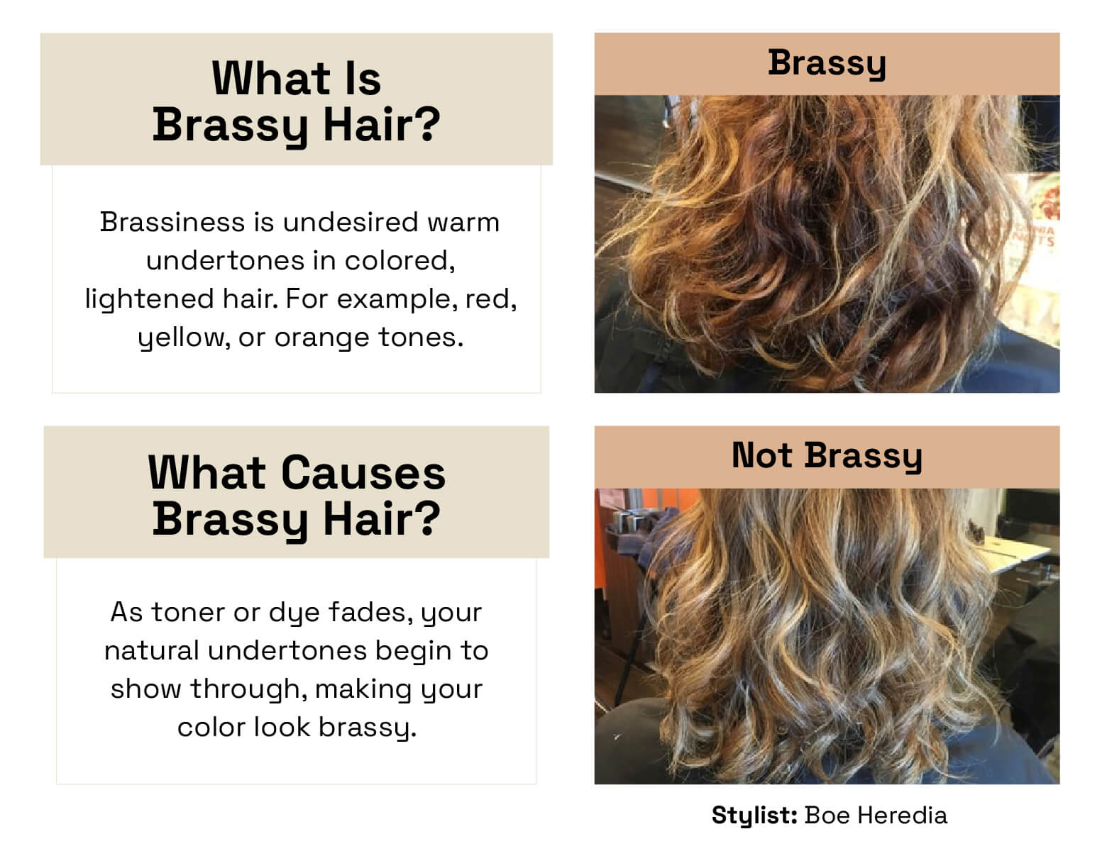 what is brassy hair and its causes