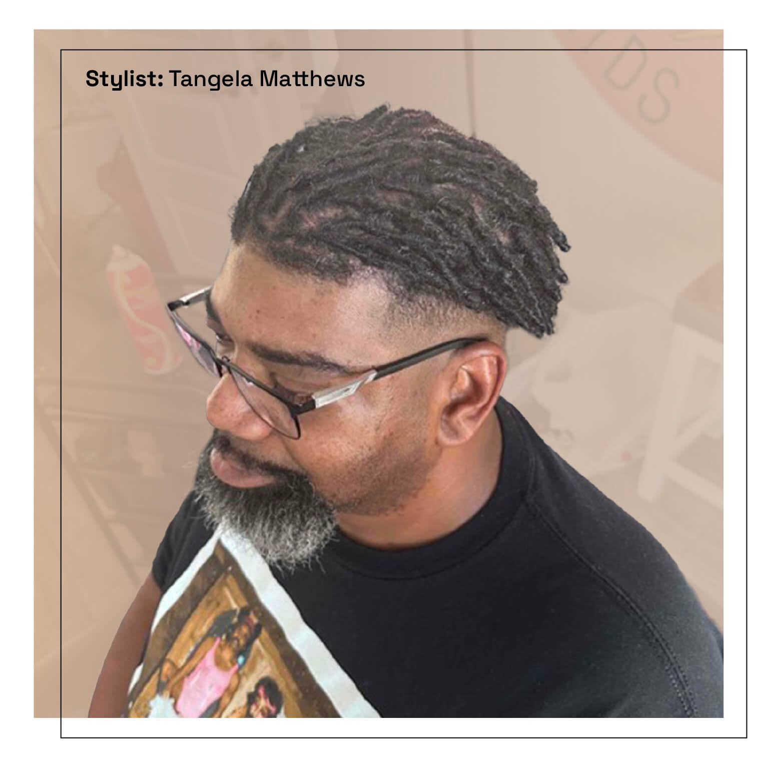 short dreads with tight fade